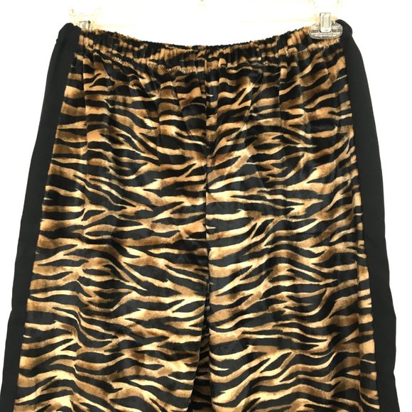 70’s Style Velvet Zebra Pimp Pants Vintage - Picture 5 of 8